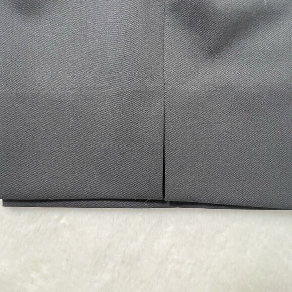 Lafayette 148 New York Bleeker Wool Pants Women Sz 12 Black Classic Trousers EUC - Picture 9 of 14